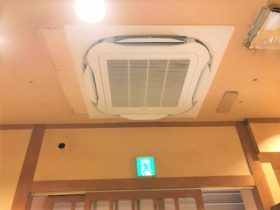 神戸市　飲食店様　業務用エアコン取り替え工事